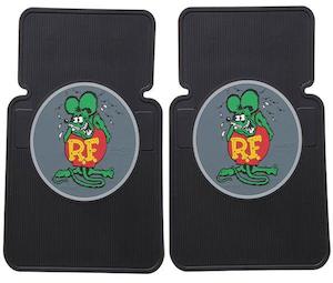 Memorabilia Novelties Gifts: Mooneyes Rubber Floor Mats (MNRA210)