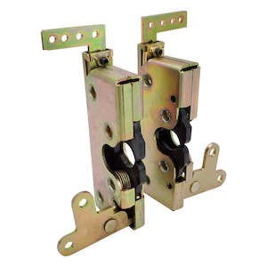 Proflow Universal Large Slim-Line Bear Jaw Car Door Latch Kit Zinc Plated, Two S&hellip;