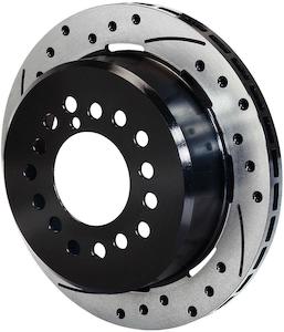 Disc Rotors: Wilwood SRP Drilled Performance Rotor & Hat R/H- 32 Vanes (WB160-9815-BK)