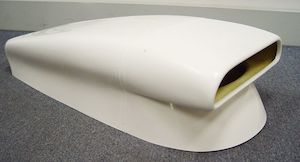 Air Scoops Plenums: Rocket Fibreglass Bonnet Scoop (Medium) (RP-SCOOP 3)