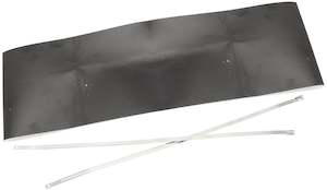 Aeroflow Starter Motor Heat Shield - Black Finish Flexible aluminised surface re&hellip;