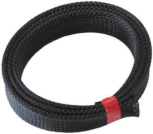 Cooling Insulation Air Conditioning: Aeroflow Flex Braid Wrap 3/4" (19mm) I.D. 7.6 Meter Length Black Finish, Tight Weave High Coverage (AF91-7556)