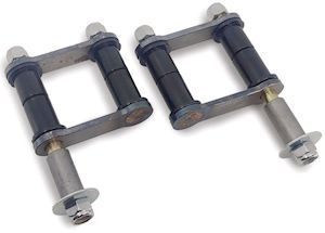 Roadster Steel Front Shakles with Shock Stud, Plain (SOAHR-60675)
