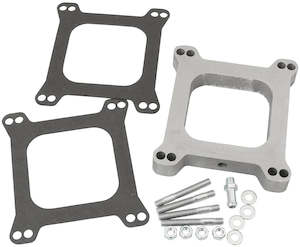 Fuel System: Aeroflow Carburettor Alloy 3/4" Spacer with Vacuum Port Gaskets and Mounting Hardware Included (AF42-2103)