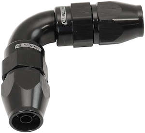 Aeroflow 590 Series PTFE 90° Dual Hose Ends -4AN Black Finish. Suits 200 & 250 &hellip;
