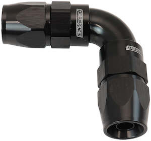 Aeroflow 590 Series PTFE 90° Dual Hose Ends -6AN Black Finish. Suits 200 & 250 &hellip;
