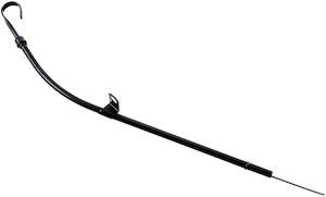 Oil System: Aeroflow Holden V8 Front Sump Engine Dipstick - Black Plated Steel Suit 253-308 VB-VT Holden Commodore (AF64-2305BLK)