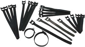 Tools Equipment: Aeroflow Velcro Cable Ties Pack of 40 Pieces (AF98-1120)