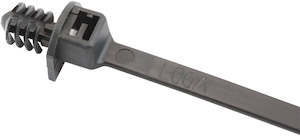 Tools Equipment: Aeroflow One Piece Fixed Fir Tree Cable Ties 4.8mm Wide x 210mm Long - 100 Pack Nylon 66 Material, Black Colour (AF98-4821-100)