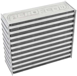 Aeroflow Race Series Intercooler 260 x 230 x 76mm CORE only Raw Aluminium, Unive&hellip;