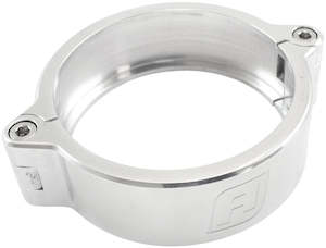 Turbo Superchargers Nitrous: Aeroflow Replacement 2" Billet Intercooler Clamp - Polished Finish Clamp and Two Bolts Included (AF59-2620)