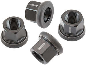 Aeroflow 5/8" Alloy Wheel Nut - Black Finish Sold Individually, 7075 Aluminium (AF3083-0000)