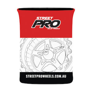 Wheels Tyres: Street Pro Wheels Pop-Up Counter Stand, With Fabric & Carry Bag, 1000 x 800 x 530mm - STPSTAND1