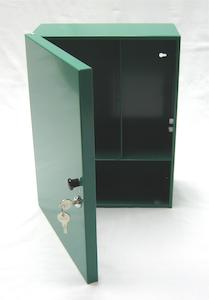 Products: Metal First Aid Cabinet - Lockable with Contents First Aid Safety NZ