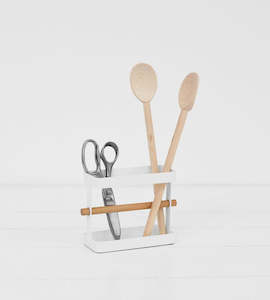 Sale Homewares: Tosca Kitchen Tool Stand Wide White