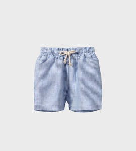 Nature Baby | James Shorts Linen | Blue Stripe