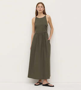 Clothing: Assembly Label | Posie Midi Dress | Moss
