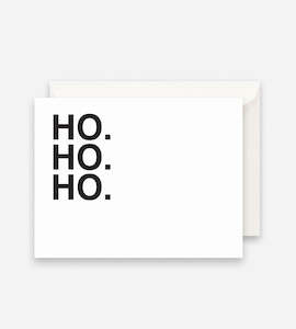 Cards: Father Rabbit Stationery | Bold Hohoho Card