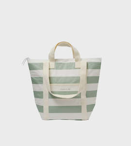 SunnyLife | Light Cooler Tote La Palma | Sage Stripe