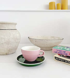 Mugs: Acme Classic Cup & Kawakawa Saucer | Mānuka Flower | 190ml