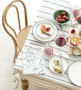 Tea Towel: Father Rabbit | Tea Towel | Lunch