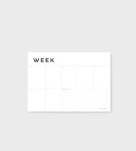 Father Rabbit Stationery | A4 Week Planner