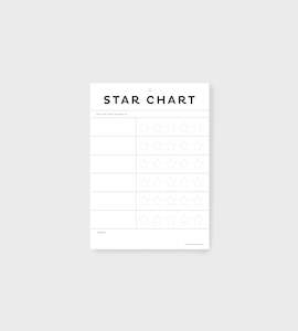 Father Rabbit Stationery | A4 Star Chart