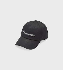 Hat: Commonplace | Cursive Cap | Black/White