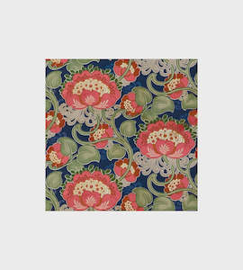 Napkins: IHR Luncheon | Paper Napkins | Retro flowers