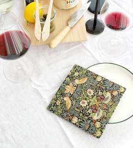 IHR Luncheon | Paper Napkins | Strawberry Thief Black