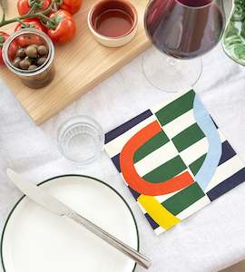 Napkins: IHR Luncheon | Paper Napkins | Marimekko Siirto Green