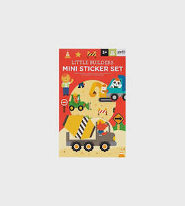 Stationery Books Play: Mini Sticker Set | Little Builders