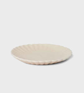 Dinnerware Plates: Tasteology | Petals Dinner Plate | Latte