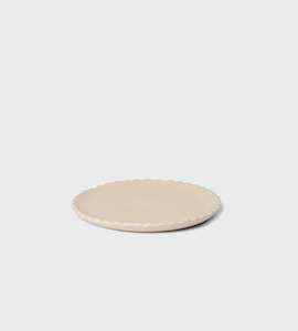 Dinnerware Plates: Tasteology | Waves Small Plate | Latte