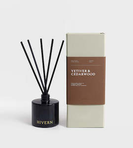 Diffuser: Hivern | Vetiver & Cedarwood Diffuser | Dark Navy
