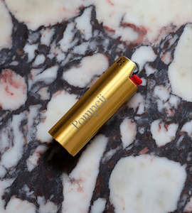 Candle Accessories: Pompeii | Gold Lighter Case