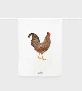 Father Rabbit | Tea Towel | Rooster