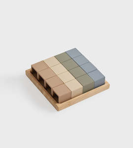 Toys For Toddlers Infants: Tiny Table First Blocks | Blues & Greens