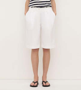 Assembly Label | Ellen Cotton Twill Short | Vintage White