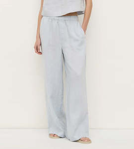 Pants: Assembly Label | Everyday Linen Pant | Cloud