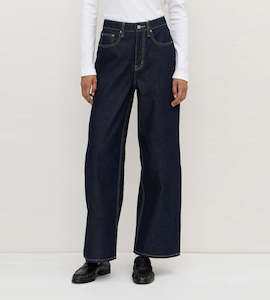 Denim: Assembly Label | Wide Leg Jean | Rinse