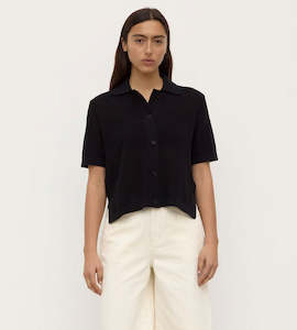 Assembly Label | Kismet Knit Short Sleeve Shirt | Black