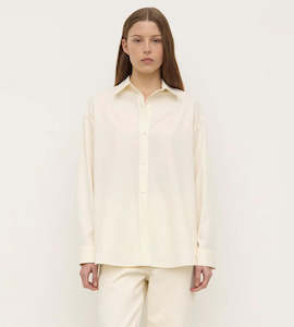 Assembly Label | Marigold Poplin Long Sleeve Shirt | Butter