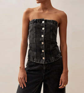 Warmer Layers: Alohas | Troyes Black Denim Tank