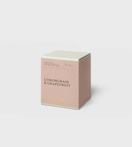 Amidst The Greenery: Hivern | Lemongrass & Grapefruit Candle | Dark Navy
