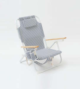 January Favourites: Sunnylife The Resort Luxe Beach Chair Coastal Blue