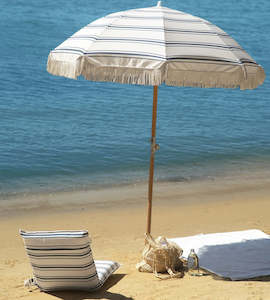 January Favourites: SunnyLife | The Resort Luxe Beach Umbrella | Coastal Blue