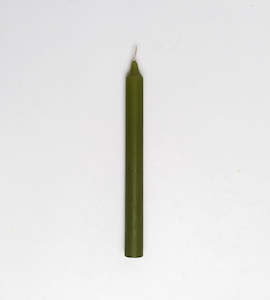 Underwear: Household Taper Candle 240mm x 22mm | Olive