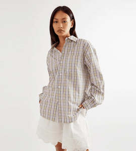 Tops: Commonplace | Greenworld Button Down | Sage