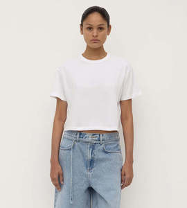 Assembly Label | Gia Short Sleeve Tee | White